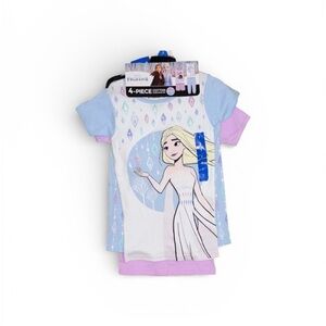 242. Frozen Kids Pajama Set - Blue and Pink Size 7 Girls